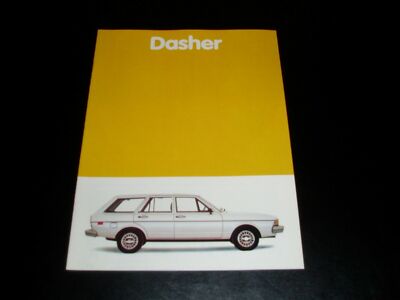 1981 Volkswagen VW Dasher sales brochure 16 pg ORIGINAL literature