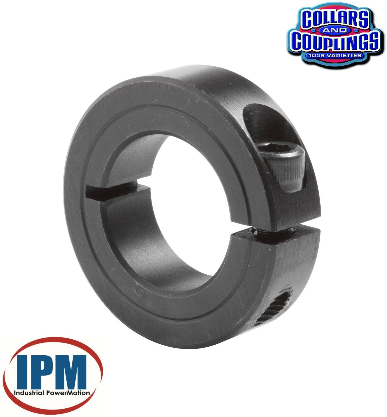 1/4" Single Split 1-PC Clamp Shaft Collar Steel Black Oxide CCI-25-1S NEW!