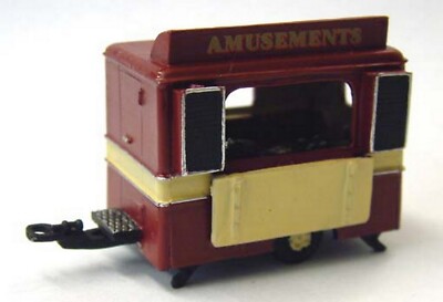 Pay Booth Caravan Style Fairground Q2 UNLACKIERT OO Scale Langley Models Kit