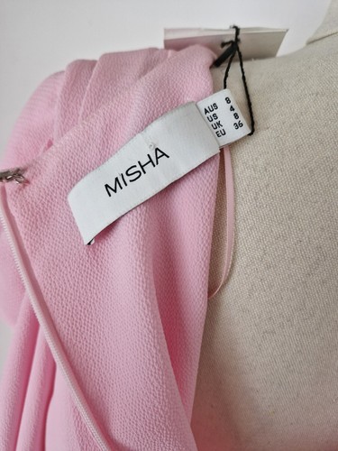 MISHA COLLECTION Pink Paula Dress sz 8 - Picture 8 of 10