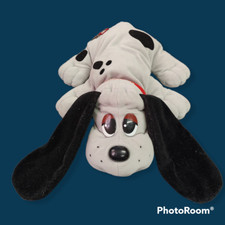 Pound Puppies Hound Dog PP 14  Vtg 1985 Tonka Plush Stuffed Animal Grey w/ black