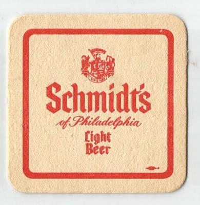 16 Schmidt's One Beautiful Beer Bar Coasters 