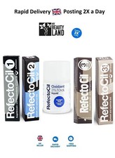 RefectoCil Eyelash & Eyebrow Tint, 15 ml & Oxidant Liquid Kit - Fast shipping
