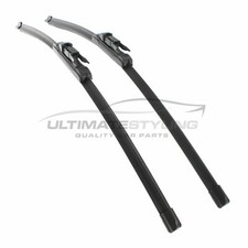 Front Windscreen Wiper Blades Set BMW 6 Series E63 Coupe 2004-5/2011 Exact Fit