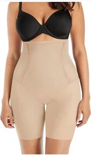 Maidenform Women's High-waist Thigh Slimmer, Firm-control Shapewear 3xl Beige