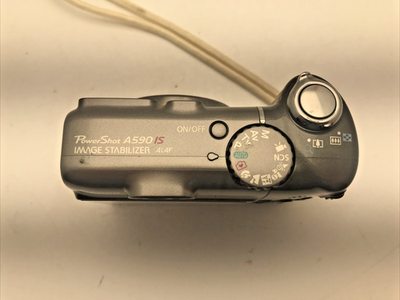 Canon PowerShot A590 IS 8.0MP Digital Camera - Gray | eBay