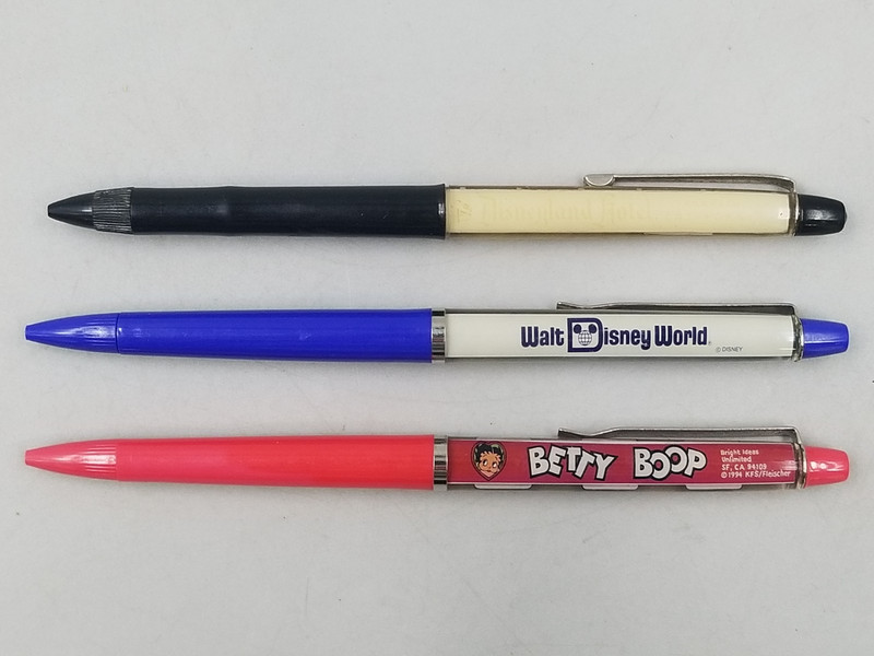 Vintage Denmark Disney & Betty Boop Floaty Pen Bundle