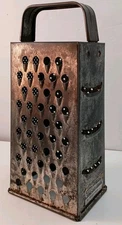 VTG Bromwell Metal Cheese Box Grater 119 Farmhouse Rustic Primitive Decor USA