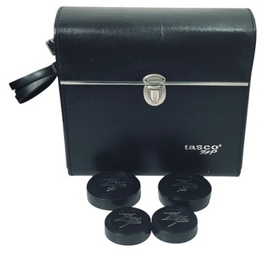 Vintage Tasco Zip 106Z 8X 16x40 Zoom Binoculars with Case Brand