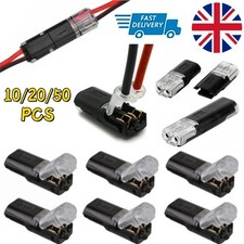 50X 2 Pin Waterproof Electrical Connectors Automotive Car Wire Plug Terminal Kit