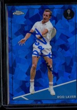 Rod Laver 2021 21 Topps Chrome Sapphire Auto Autograph Tennis Card #38
