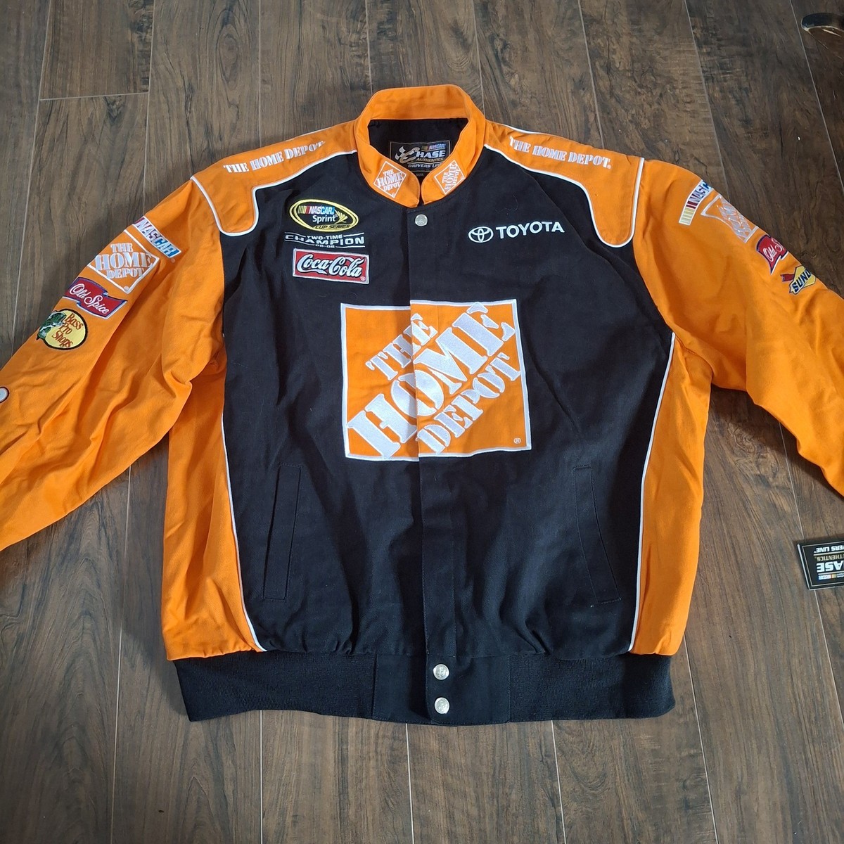 Chase Authentics Home Depot Drivers Line Tony Stewart Jacket 3XL