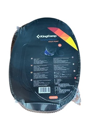 KingCamp Foot Pump New Black Hiking Outdoor Gear Air Mattress, Camping, Toys