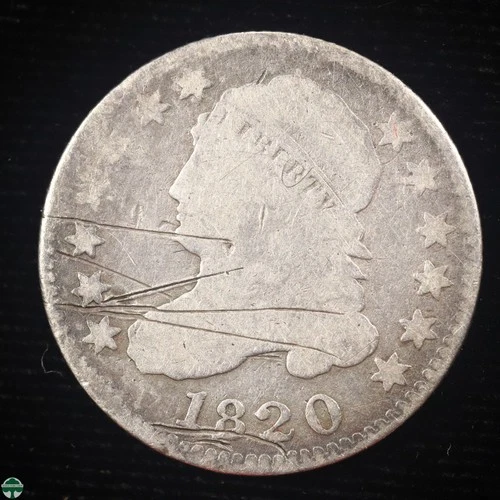 1820-P Capped Bust Dime — photo from the most recent tracked eBay sale