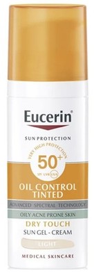 Eucerin Sun Oil Control Tinted Gel-Cream Dry Touch SPF50+ Light 50ml (1.69floz)