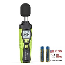 Decibel Meter, Digital Sound Level Meter Portable SPL Meter 30dB to Green