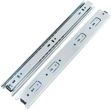 Drawer Slides, 11 Inch Full Extension 3 Section Ball Bearing Side Mounted Dra...