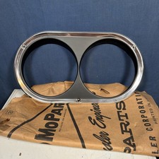 New Old Stock Headlight Bezel For 1960-62 Plymouth Valiant Models Mopar 2082120 New Old Stock Headlight Bezel For 1960-62 Plymouth Valiant Models Mopar 2082120