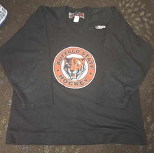 Buffalo State Bengals Hockey Game Worn Used Practice Jersey Sz 56 Fight Strap