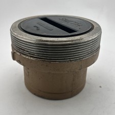 SMITH 35494 CLEAN OUT 4 INCH BRONZE PLUG COATED CAST IRON