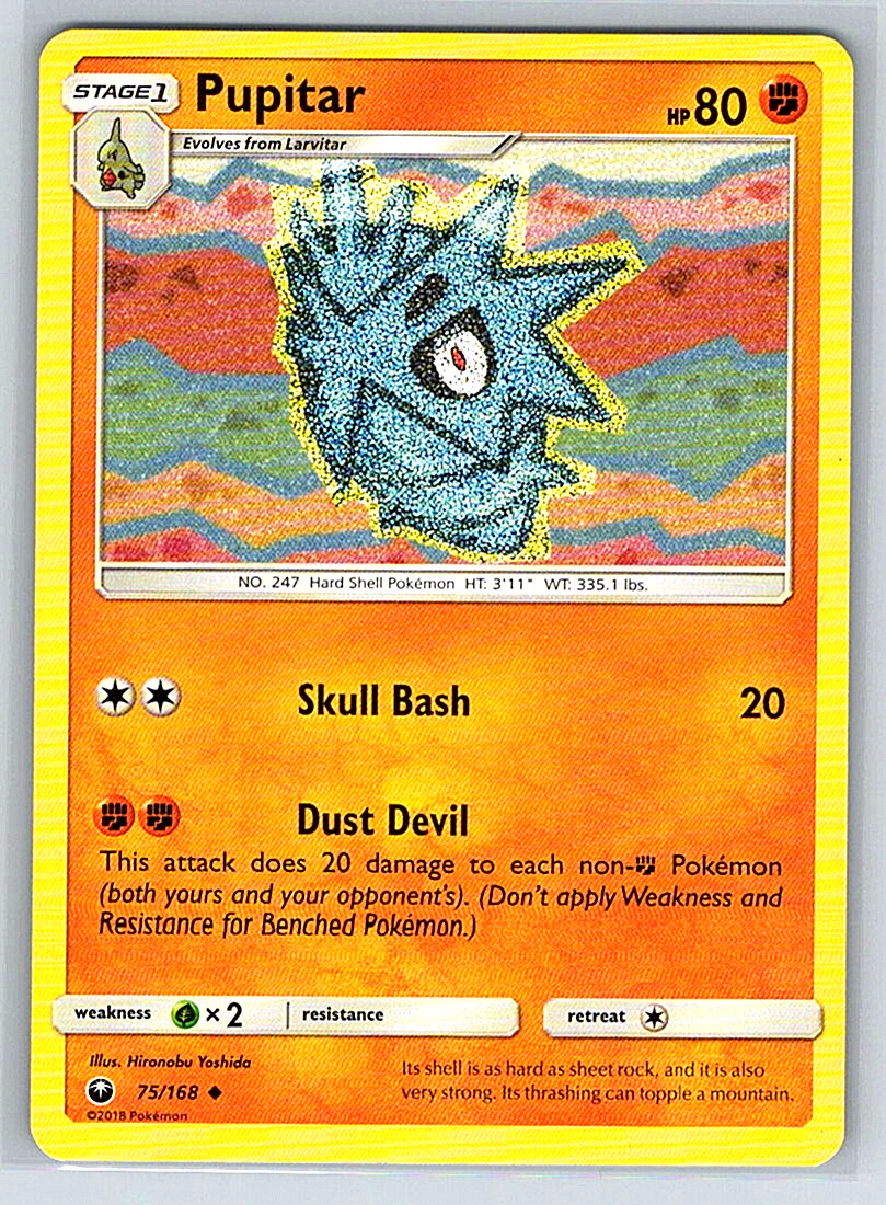 Pupitar 75/168 Celestial Storm NM or LP Pokemon Card