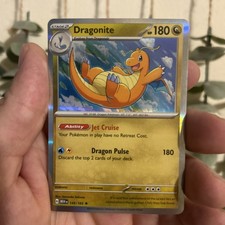 Carta Pokemon Dragonite Scarlatta e Viola 151 Holo Rara 149/165 Near Mint