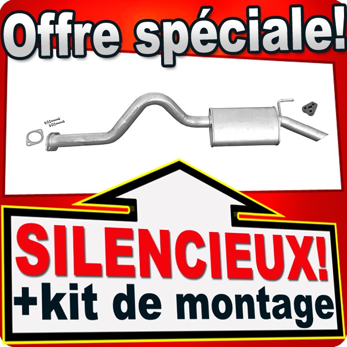 Silencieux arrière Hyundai H-1 réduit le bruit moteur du bloc 2.5 CRDi TQ