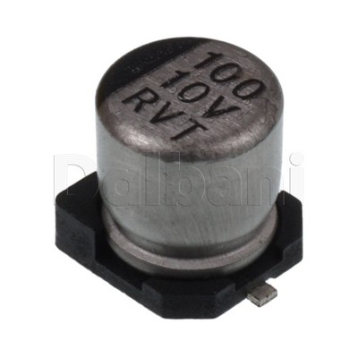 10-Lot 10V100MF554 Smd Capacitor 10V 100UF 5X5MM