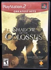 2005 Sony PlayStation 2 PS2 Shadows of the Colossus Greatest Hits w/ Art Insert