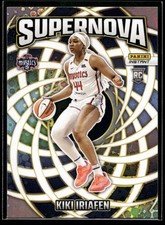 2025 Panini Instant WNBA Kiki Iriafen ROOKIE SUPERNOVA 1/3655 SP Mystics #18 RC