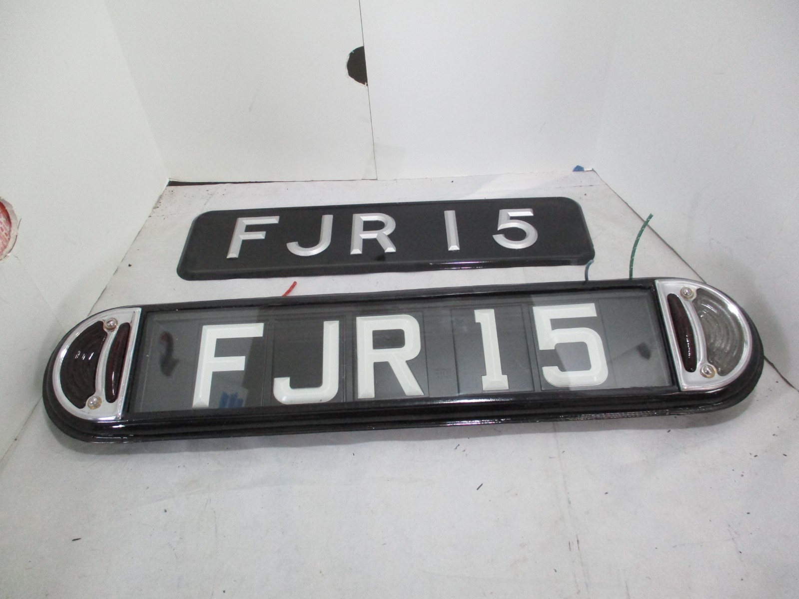 Ace rear number plate set for Rolls-Royce, Bentley Jaguar & English cars
