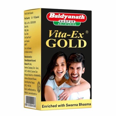 Baidyanath Vita Ex Gold Plus (20caps) Sexual Wellness
