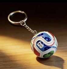 FIFA 2026 World Cup Mini Soccer Ball Keychain - FIFA Trionda - 1.5&rdquo; Firm