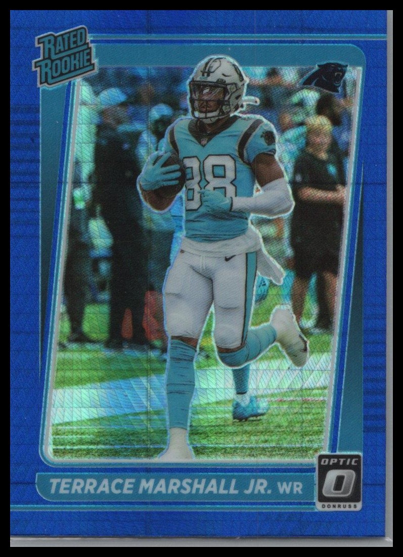 2021 Donruss Optic #218 Terrace Marshall Jr. Blue Hyper