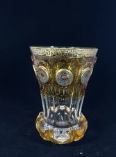 Antik Ranftbecher STEINSCHÖNAU Becherglas Böhmen Biedermaier Pokal