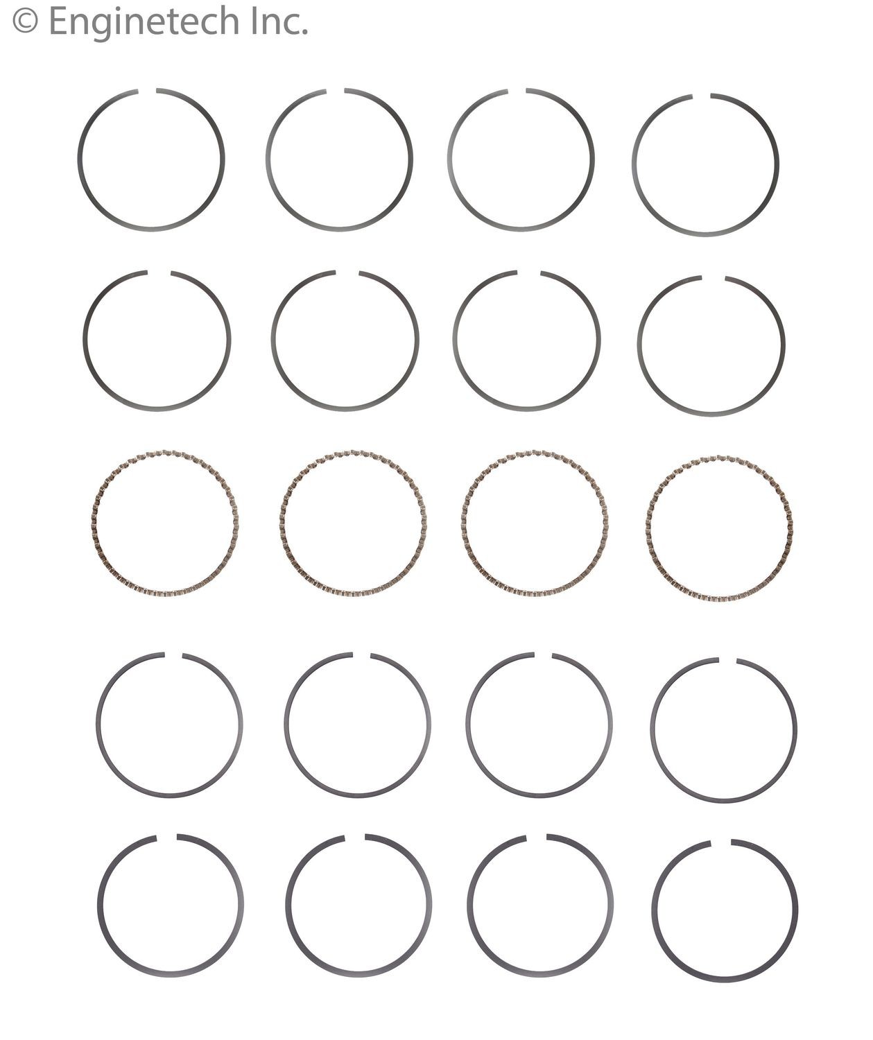 Piston Ring Set For 85-95 4Runner B2600 Celica MPV Pickup M92114-1.5