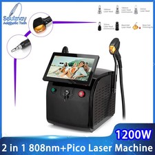 Pro 2 In1 808nm Diode Laser Nd Yag Laser Pico Laser Tattoo Hair Removal Machine