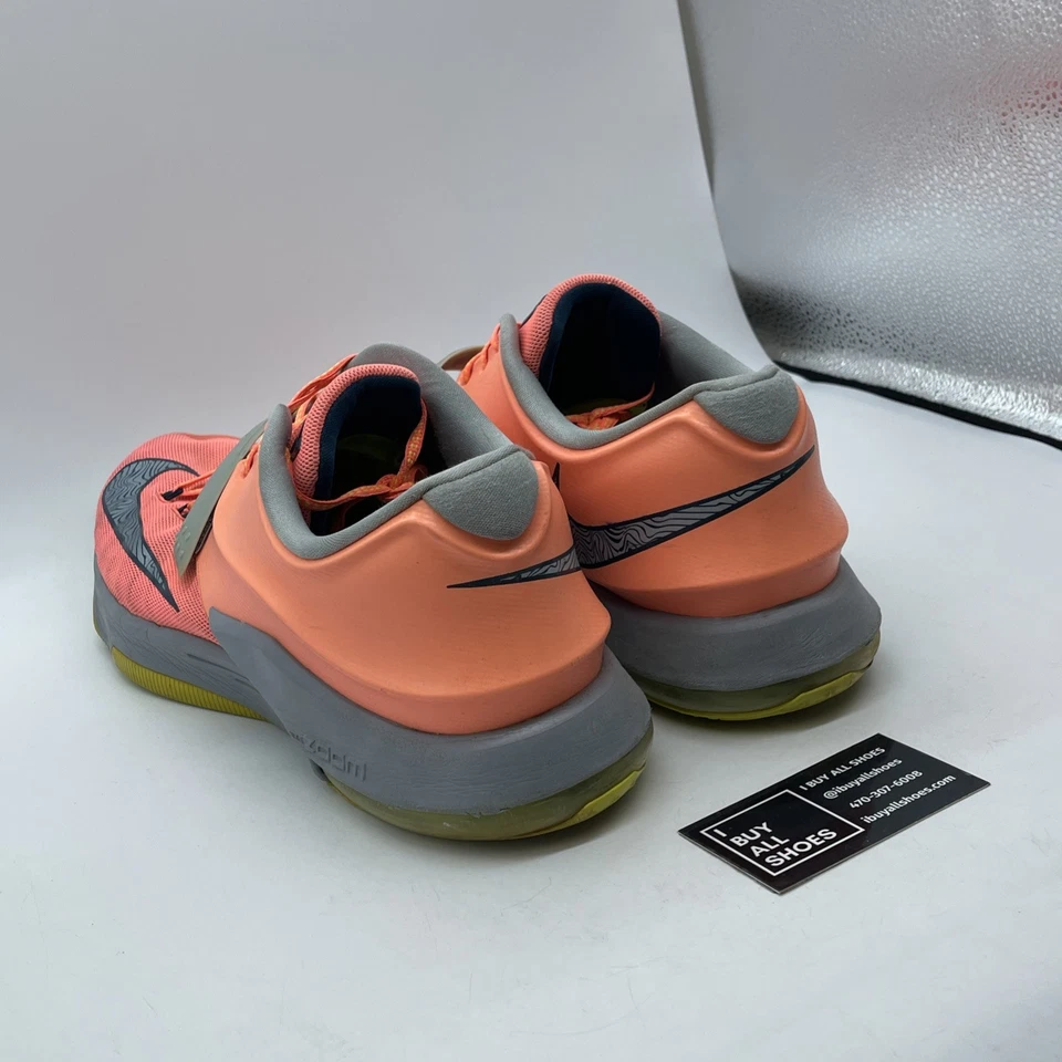 Nike KD 7 яркие манго серые замшевые размер 15 (669942-800) - Изображение 4 из 4