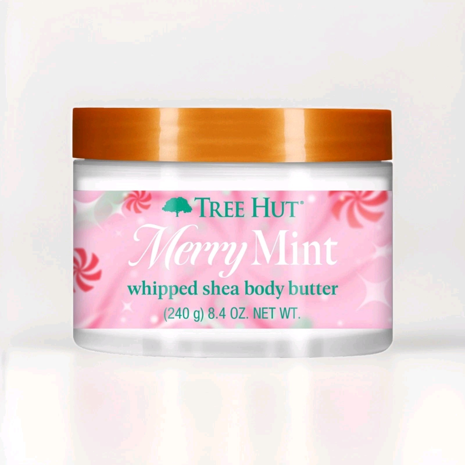 New 2 Tree Hut Merry Mint Whipped Body Butter, 8.4 oz Cream Hydrating Lot Set 