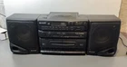 Vintage 1996 Sharp GX-CD30 cd player double cassette boombox radio, Tested/Works