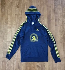Adidas B.A.A. 2014 118th Boston Marathon Hoodie Sweatshirt Adult Size S