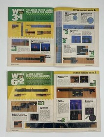 Super Mario Bros. 2 Nintendo NES Inside Out Strategy Guide Hint Book Part I & II