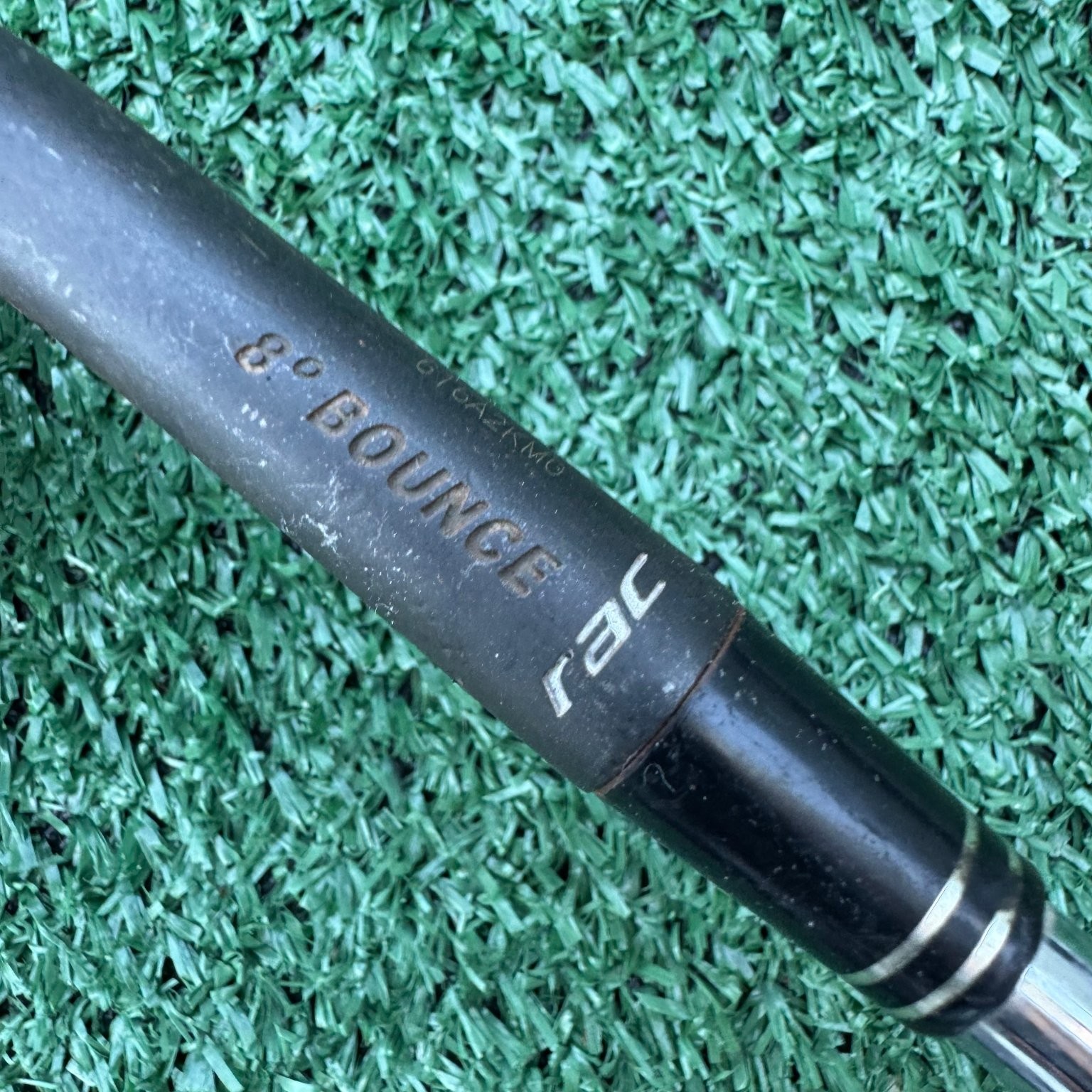 TaylorMade TP Rac 60° 8 Lob Wedge Dynamic Gold Wedge Flex Golf Club 35.5" Black