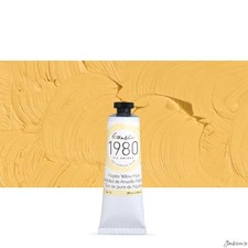 Gamblin 1980 Oil Paint Refined Linseed Oil 37ml Naples Yellow For Artists