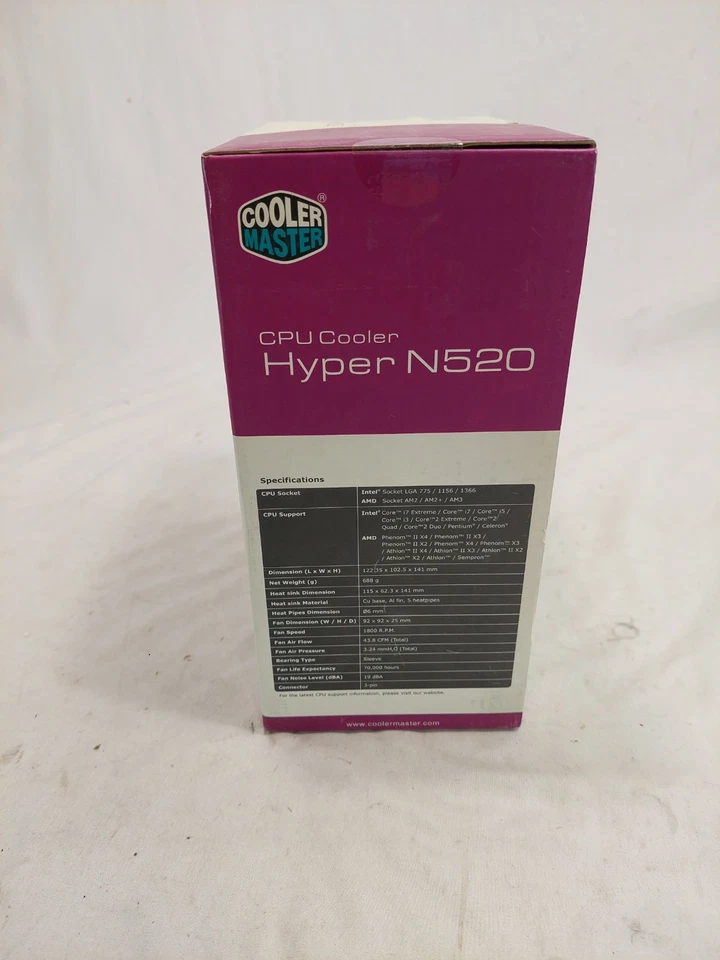 Cooler Master CPU Cooler Hyper N520 - Image 3 of 4