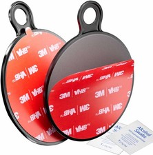 Dashboard Pad Mounting Disk for Suction Cup Mount - 3M Red