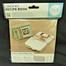 NEW IN PACKAGE WE R MEMORY KEEPERS CINCH KIT RECIPE BOOK