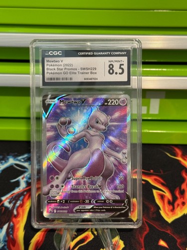 Mewtwo V graded CGC 8.5 for sale on eBay