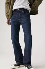 Levis 527 Boot Cut Jeans Dark Wash 34W x 36L New with Tags! Free Shipping!