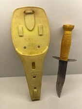 Vintage Swimaster Dive Knife And Espadon Paras Holster
